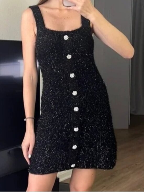 Zara Dresses & Skirts - Zara Black Mini Dress Medium